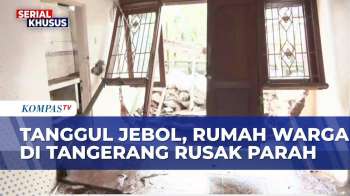 Tanggul Situ Bulakan Jebol, Banjir Rusak Parah Rumah Warga Di Pinang Griya Tangerang