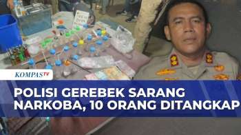 Polisi Gerebek Sarang Narkoba & Judi Di Medan: 10 Orang Ditangkap, 4 Barak Dihancurkan