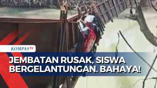 cerita-pelajar-sekolah-lewati-jembatan-rusak-di-desa-neglasari-bpbd-sukabumi-beri-tanggapan
