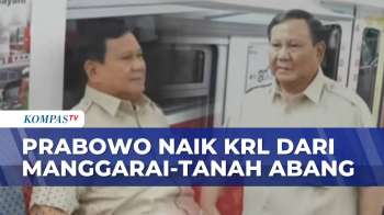 Momen Presiden Prabowo Naik KRL, Resmikan Stasiun Tanah Abang Baru | SAPA MALAM
