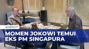 Momen Jokowi Bertemu Eks PM Singapura Di Sela Forum Bloomberg | KOMPAS SIANG