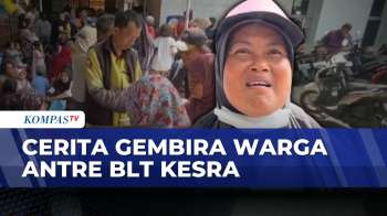 Ribuan Warga Bekasi Berdesakan Antre BLT Kesra Rp900 Ribu Di Kantor Pos | KOMPAS SIANG