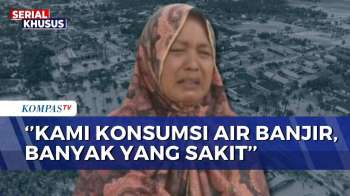 Pilu! Cerita Warga Aceh Tamiang Belum Tersentuh Bantuan, Konsumsi Minuman Terbawa Banjir