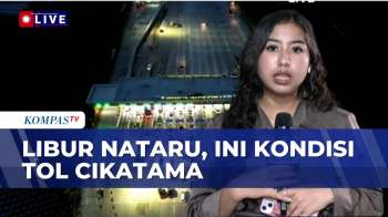 Kondisi Tol Cikatama, Arus Kendaraan Ramai Lancar | SAPA MALAM