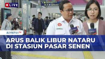 Pantauan Terkini Arus Balik Libur Nataru Di Stasiun Pasar Senen, KAI Prediksi 4 Januari Jadi Puncak