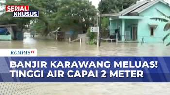Banjir Karawang Meluas! Kondisi Terparah Terjadi Di Desa Karangligar