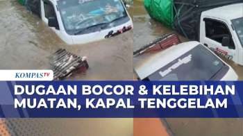 Detik-Detik Kapal Feri Tenggelam, Mobil Di Dalam Kapal Ikut Tenggelam | SAPA SIANG