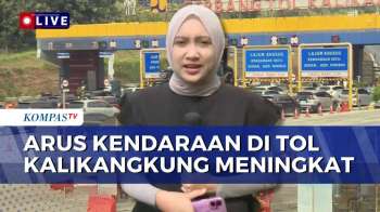 Jasa Marga Beri Diskon Tarif Tol Hingga 46 Persen, Begini Arus Mudik Di Gerbang Tol Kalikangkung
