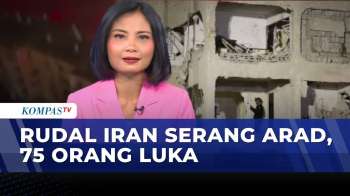 Drone Rekam Kerusakan Di Arad Israel, Serangan Rudal Iran Lukai Puluhan Warga