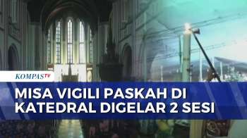 5.000 Kursi Disediakan, Misa Vigili Paskah Di Katedral Jakarta Berlangsung Khidmat