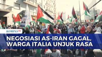 Massa Demo di Milan Tuntut Hentikan Serangan ke Iran, Lebanon dan Palestina | KOMPAS SIANG
