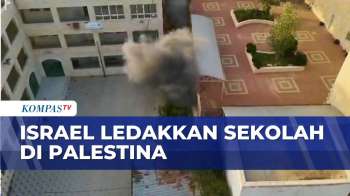 Detik-Detik Israel Ledakkan Bangunan Sekolah Di Palestina | SAPA PAGI