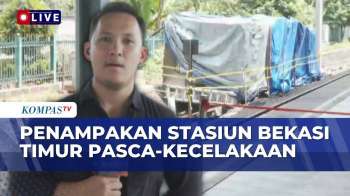 Situasi Stasiun Bekasi Timur Usai Gerbong KRL Bekas Kecelakaan Berhasil Dipindahkan