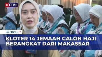 387 Jemaah Haji Maluku Utara Tiba di Asrama Haji Sudiang Makassar, Siap Berangkat ke Tanah Suci