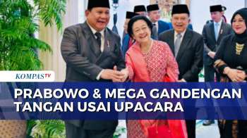 Momen Prabowo dan Megawati Gandengan Tangan Usai Upacara Hari Lahir Pancasila | KOMPAS PETANG