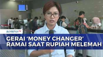 Rupiah Tembus Rp18.000, Warga Berbondong-bondong Ke Money Changer | KOMPAS SIANG