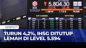 IHSG Anjlok 4,2 Persen Ke Level 5.594, Saham Energi-Teknologi Tertekan | SAPA MALAM