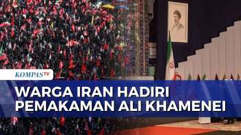 Pantauan Udara Warga Iran Hadiri Acara Pemakaman Ali Khamenei | KOMPAS PETANG