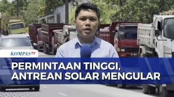 Antrean Solar Mengular Di SPBU Manado, Sopir Truk Keluhkan Aktivitas Terganggu
