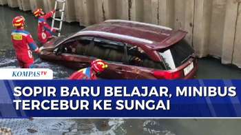 Salah Injak Pedal Gas, Minibus Tercebur ke Sungai di Cempaka Putih | SAPA MALAM