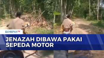Warga Di Banten Bawa Jenazah Dengan Sepeda Motor | KOMPAS SIANG