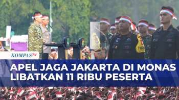 11 Ribu Peserta Hadiri Apel Jaga Jakarta Untuk Indonesia Bersama TNI Dan Polri | SAPA PAGI