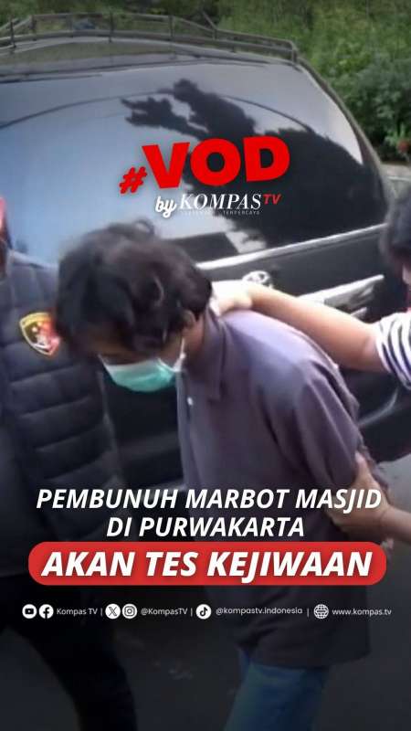  PEMBUNUH MARBOT MASJID DI PURWAKARTA AKAN TES KEJIWAAN