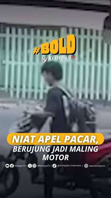 NIAT APEL PACAR, BERUJUNG JADI MALING MOTOR