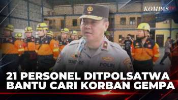 21 Personel Ditpolsatwa Dikerahkan Bantu Cari Korban Gempa NTT, Fokus di 3 Lokasi | KOMPAS SIANG