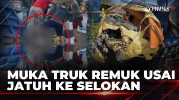 Terjepit! Dua Orang Terjebak di Truk Jatuh ke Selokan Jalan Magelang Sleman | KOMPAS PETANG