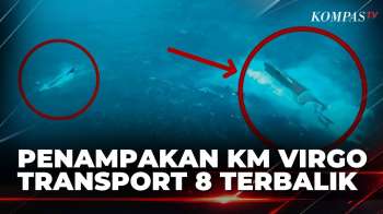 Rekaman Kapal Virgo Transport 8 yang Terbalik di Laut Jawa, Begini Penampakannya | SAPA MALAM