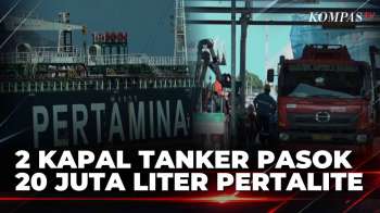 Pertamina Datangkan 2 Kapal Tanker Pasok 20 Juta Liter Pertalite Ke Bali | KOMPAS SIANG