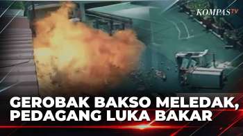 Gerobak Bakso Meledak di Ujung Berung Bandung, Pedagang Luka Bakar di Kepala hingga Tangan | BERUT
