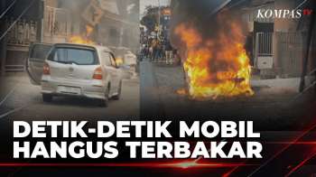 Mobil Terbakar Di Gresik, Mesin Overheat Hingga Muncul Api | SAPA PAGI