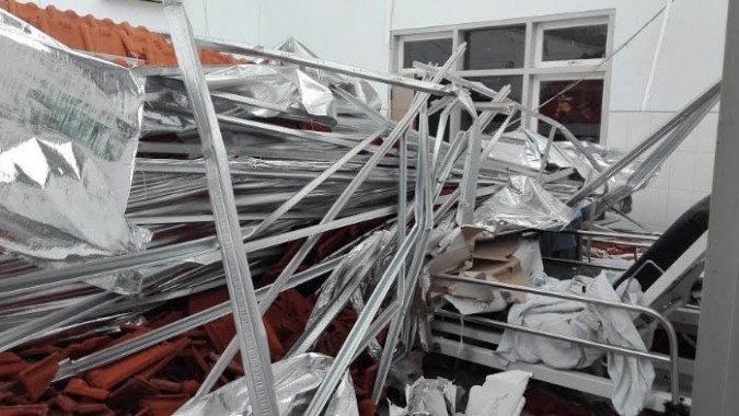 Ambruknya Atap RSAL Dokter Ramelan Baru 3 Bulan Direnovasi